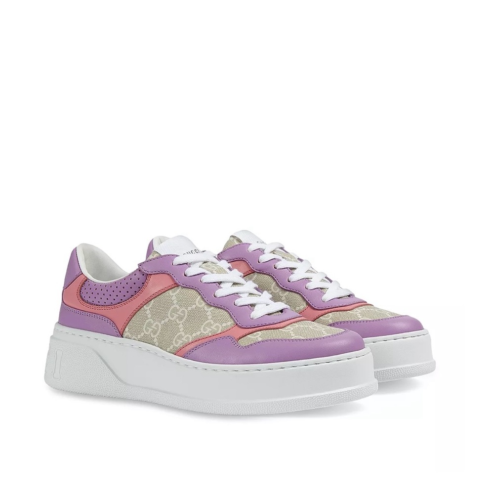 Gucci GG logo platform low top sneakers size 39